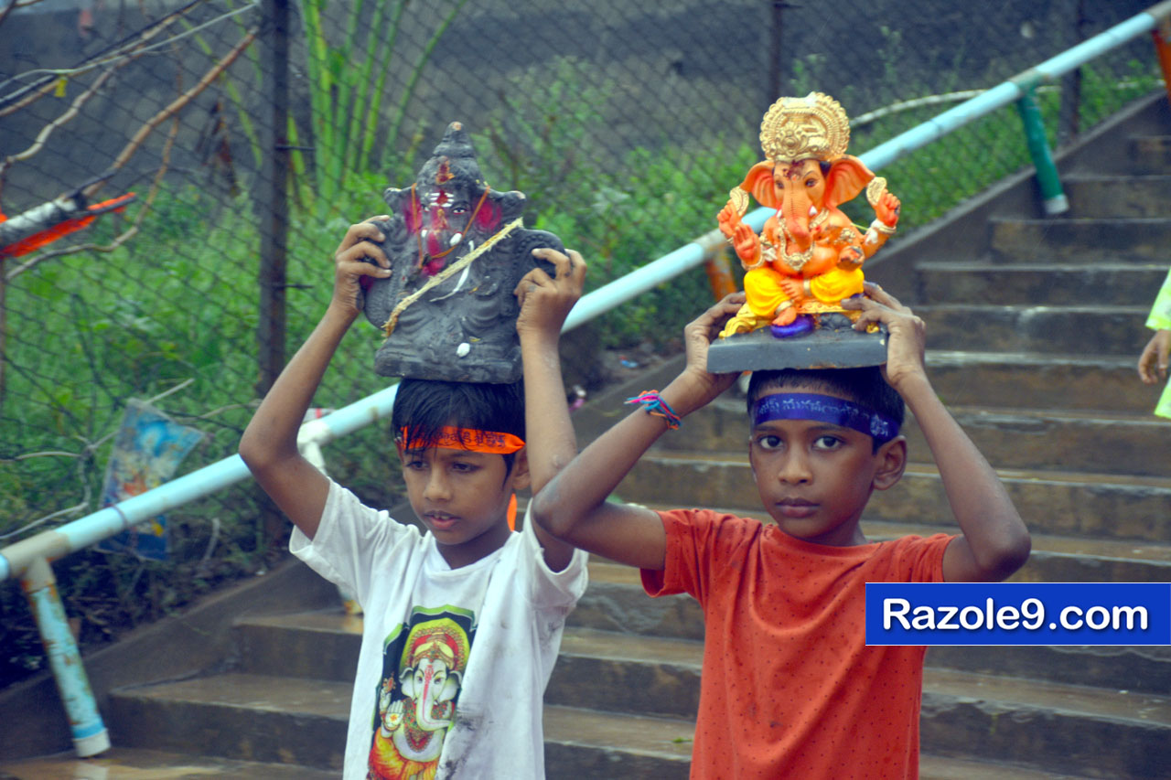 Razole Taluka Ganesh Nimajjanam